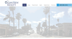 Desktop Screenshot of oceanviewrealtysb.com